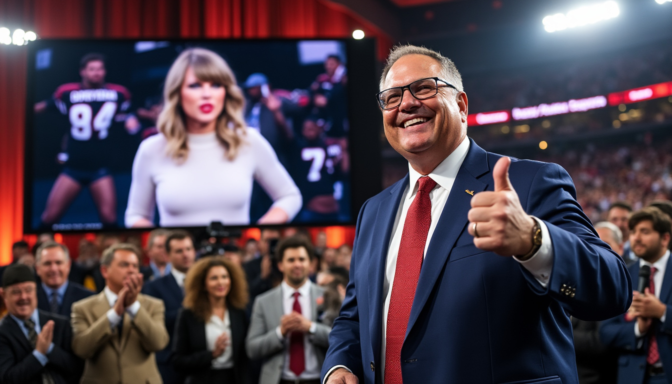in a recent interview, andy reid commended taylor swift for her poised reaction to the super bowl incident, highlighting her grace under pressure and the impact her words had on fans and the event itself.
