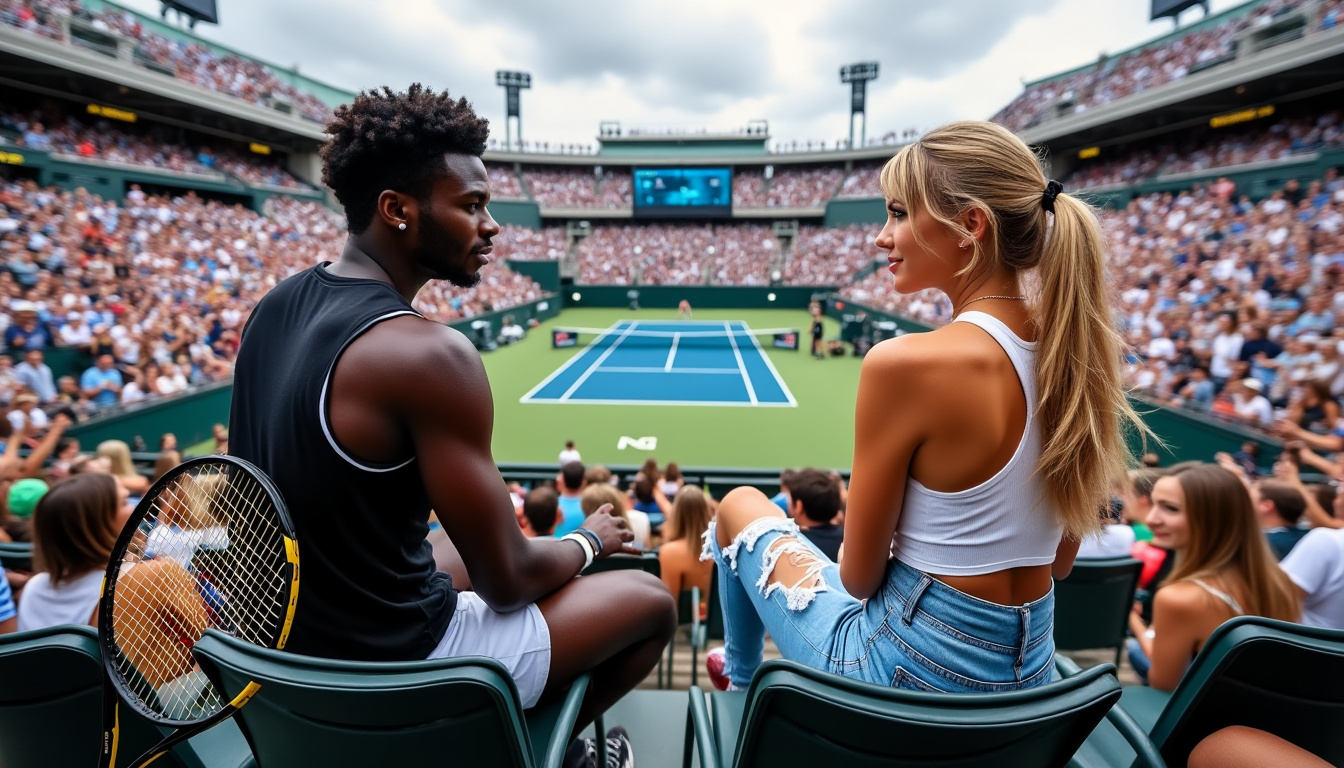 Frances Tiafoe elogia Taylor Swift come 'cool' dopo una giornata di festeggiamenti alla partita dei Chiefs 1 frances tiafoe esprime la sua ammirazione per taylor swift, chiamandola 'cool' dopo una giornata emozionante di festeggiamenti al chiefs game. scopri il legame tra la stella del tennis e l'icona pop durante questo evento memorabile.