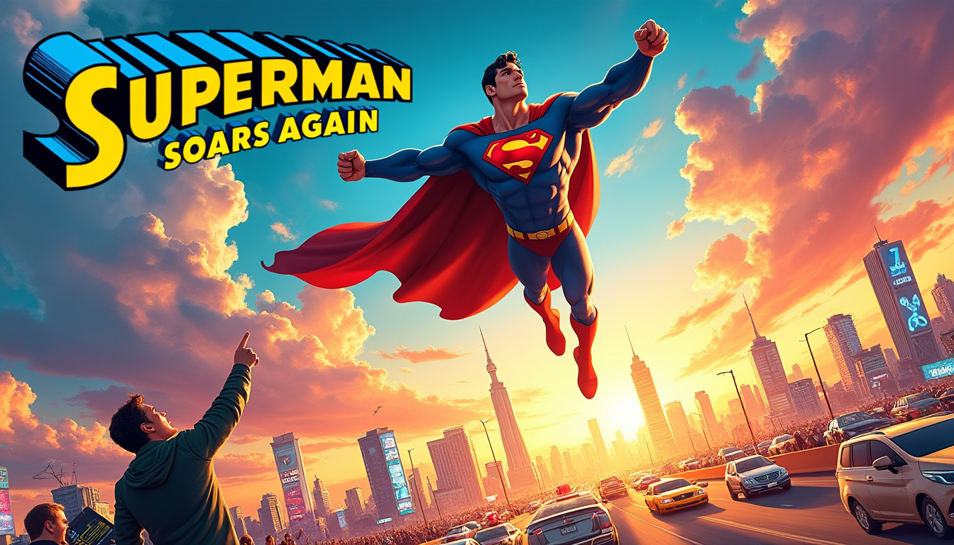 discover the excitement as superman soars again in this stunning new comic cover featuring a special cameo by james gunn. explore the creative journey behind this iconic character's return and see how gunn's unique vision adds a fresh twist to the beloved superhero saga.