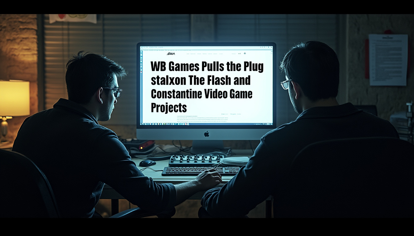 wb games has officially canceled the development of the much-anticipated video games based on the flash and constantine, leaving fans disappointed and wondering about the future of these iconic characters in the gaming world.