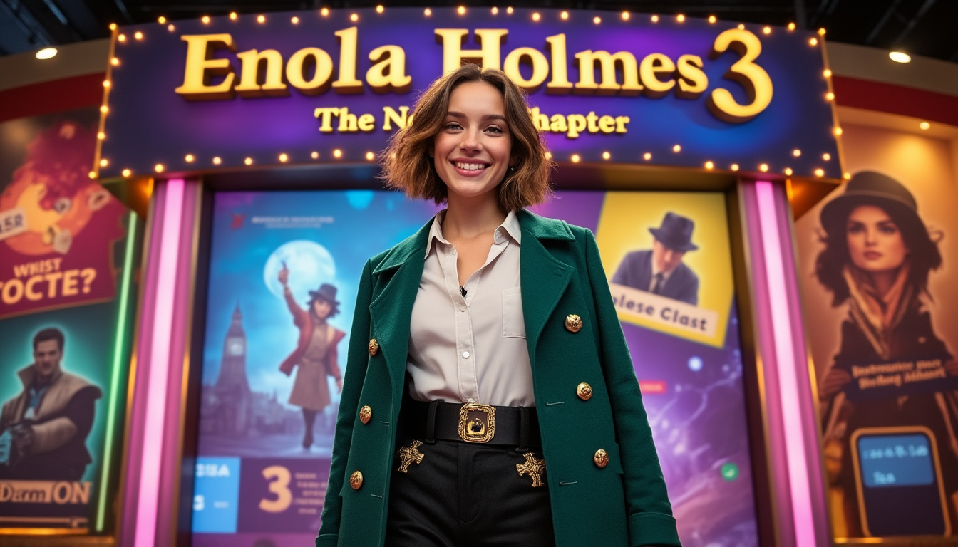 millie bobby brown reveals thrilling updates on the release date of enola holmes 3, promising fans a much-anticipated continuation of the adventurous mystery series. stay tuned for the latest insights and behind-the-scenes glimpses!