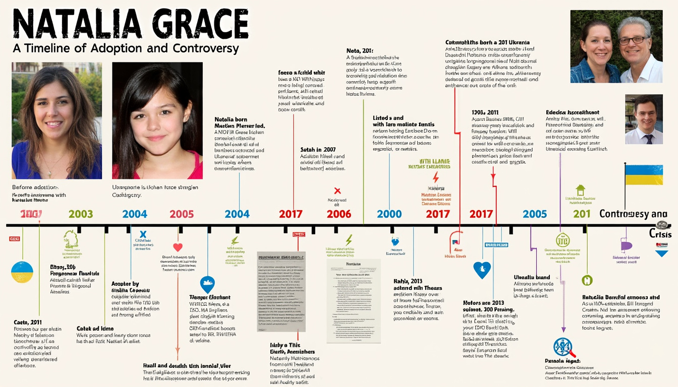 l'âge de natalia grace au moment de son adoption 1 découvrez l'histoire intrigante de natalia grace et la controverse entourant son adoption. explorez les détails de son âge au moment de l'adoption et les implications qui ont suivi, éclairant un cas qui a captivé l'intérêt public.