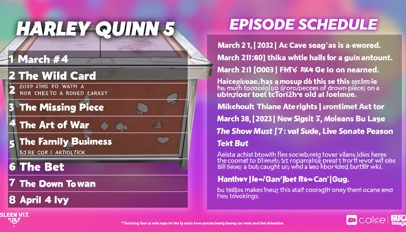 what to expect for the release date and time of harley quinn season 5 episode 11 2 discover everything you need to know about the release date and time for harley quinn season 5, episode 11. get ready for more laughs, chaos, and adventures in this much-anticipated episode!