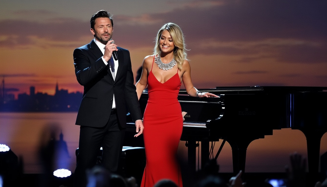 Hugh Jackman e Kate Hudson annunciano la data di uscita del loro musicale 'Song Sung Blue' e svelano la prima foto 1 notizie entusiasmanti per i fan! hugh jackman e kate hudson's tanto atteso musicale 'song sung blue' annuncia la sua data di uscita e condivide una foto esclusiva. preparati per un affascinante mix di talento e musica!
