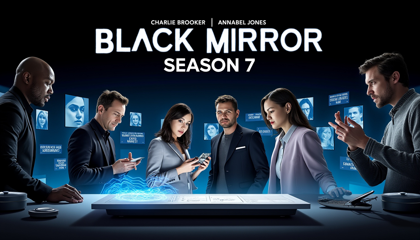 Nouvelle bande-annonce dévoile les titres des épisodes de la saison 7 de Black Mirror 2 découvrez les dernières révélations dans le monde étrange de black mirror avec la nouvelle bande-annonce, alors qu'elle dévoile les titres d'épisodes pour la saison 7. préparez-vous à une exploration palpitante des coins les plus sombres de la technologie et de l'humanité.