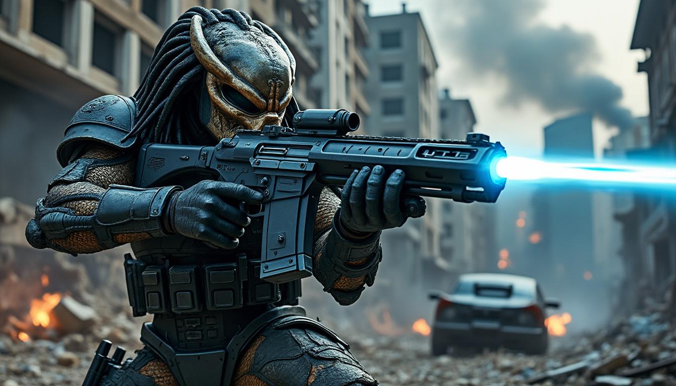 Il predatore rivela un arsenale di nuove armi mortali in un intenso clip 'killer dei killer' 1 scopri la inquietante rivelazione dell'arsenale più recente del predator nel coinvolgente clip 'killer of killers', mostrando una gamma di armi mortali nuove che aumentano la tensione e l'eccitazione. preparati per un'anticipazione intensa che promette di elevare la tua attesa per lo scontro finale.