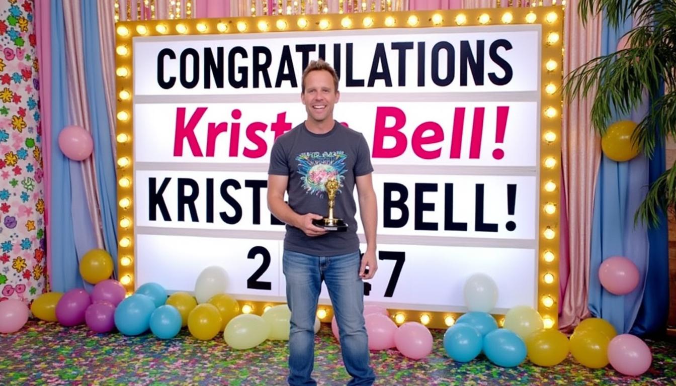 Kristen Bell's husband commemorates Emmy nomination with a bold nude photo 1 discover how kristen bell's husband celebrated his emmy nomination in a striking way—by sharing a bold nude photo that has sparked conversations and admiration. explore the story behind this daring tribute and its impact on social media.