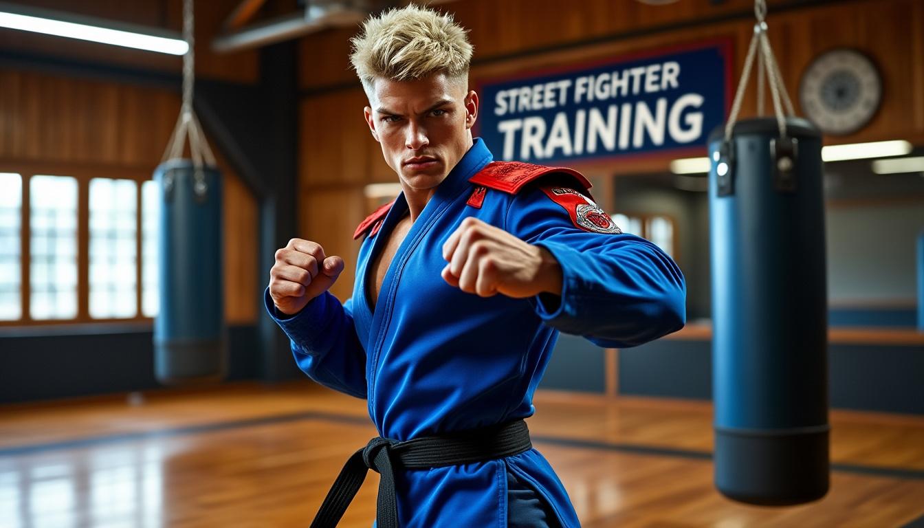 discover the exciting possibility of a wwe champion stepping into the role of guile in the upcoming street fighter set, as new set photos spark speculation and fan excitement.