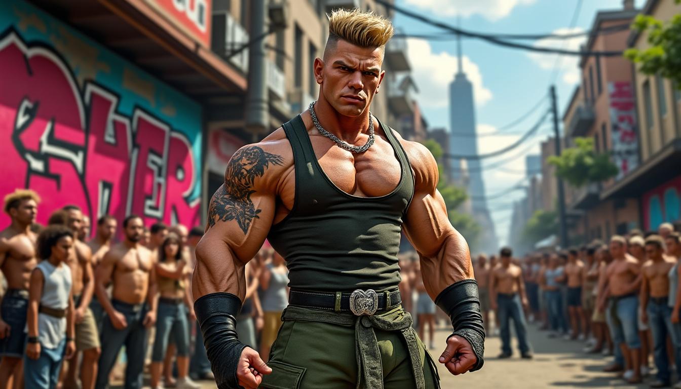 a leaked photo set suggests a wwe champion may be cast as guile in the upcoming street fighter adaptation, sparking excitement among fans of both franchises.