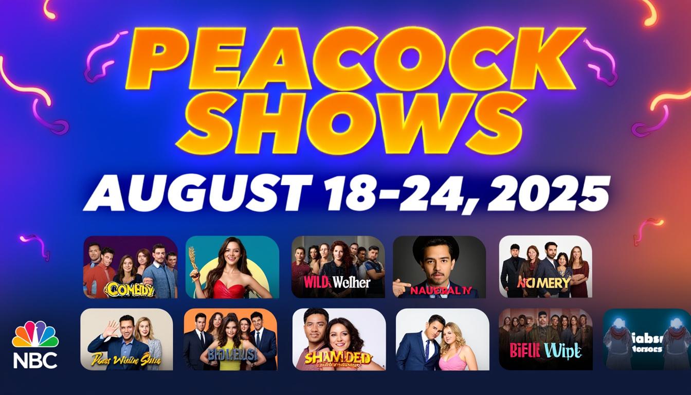 What to expect on Peacock from August 18-24, 2025: new additions of shows and movies 1 discover what's new on peacock from august 18-24, 2025! explore fresh additions of shows and movies, get previews of exclusive premieres, and find out what you can't miss this week on the streaming platform.