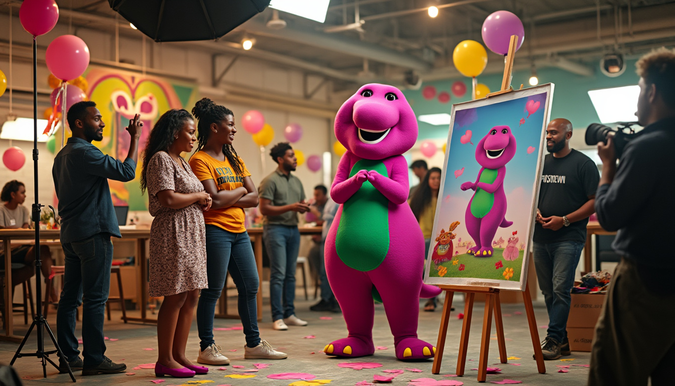 discover the latest update on ayo edebiri's highly anticipated live-action adaptation of barney. find out what's new with the beloved children's character in this exciting news reveal.