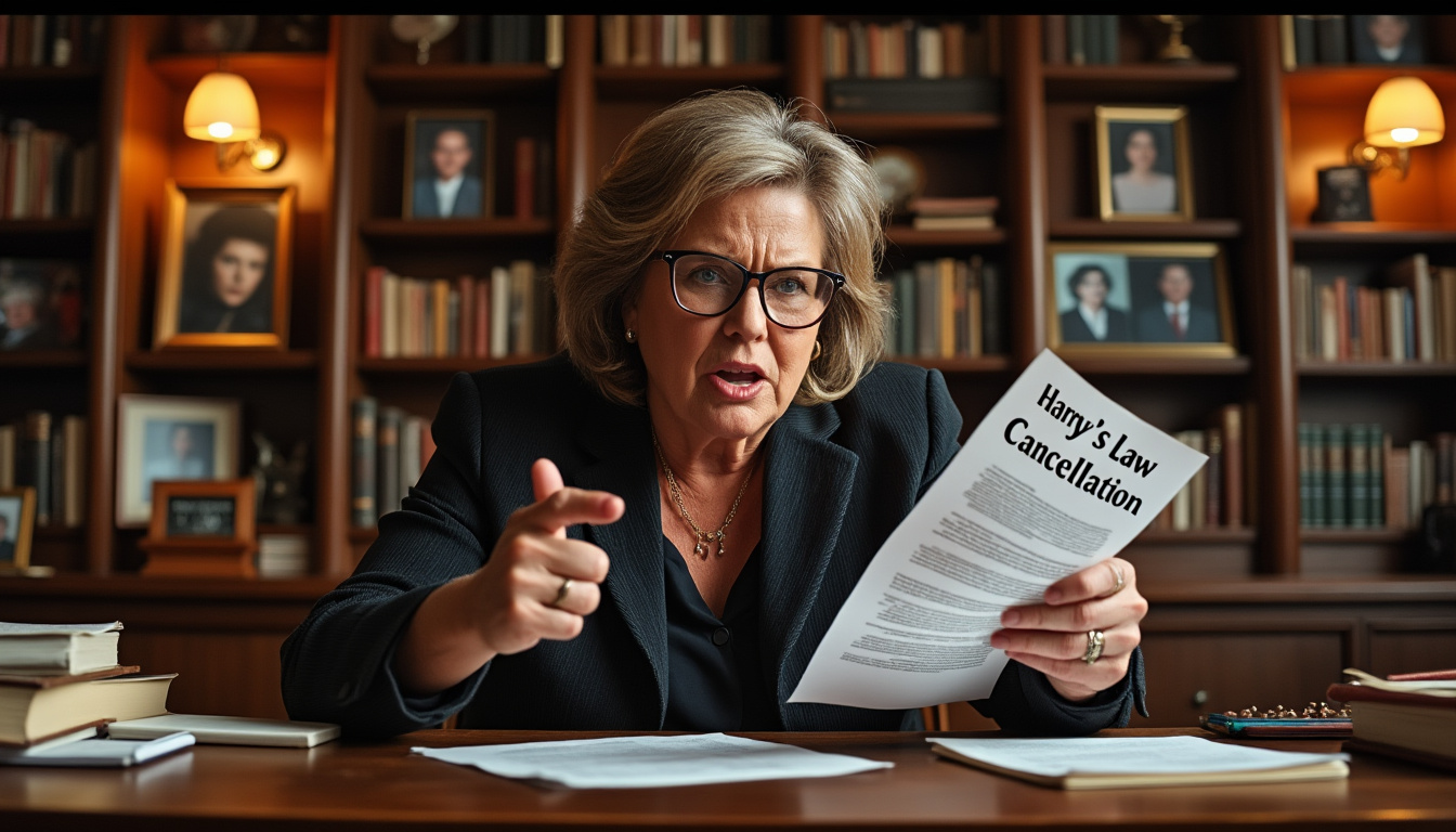 kathy bates, known for her role in matlock, expresses strong displeasure over the cancellation of harry's law, delivering a blunt message to critics and the network. read more about her passionate reaction.