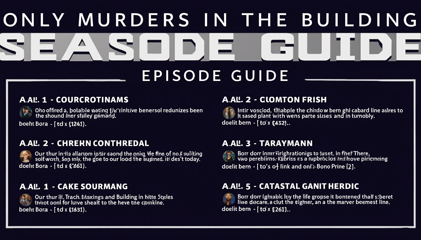 Release Date, Time, and Viewing Options for Only Murders in the Building Season 5 Episode 4 3 discover the release date, time, and viewing options for only murders in the building season 5 episode 4. find out when and where to watch the latest episode of your favorite mystery comedy series.