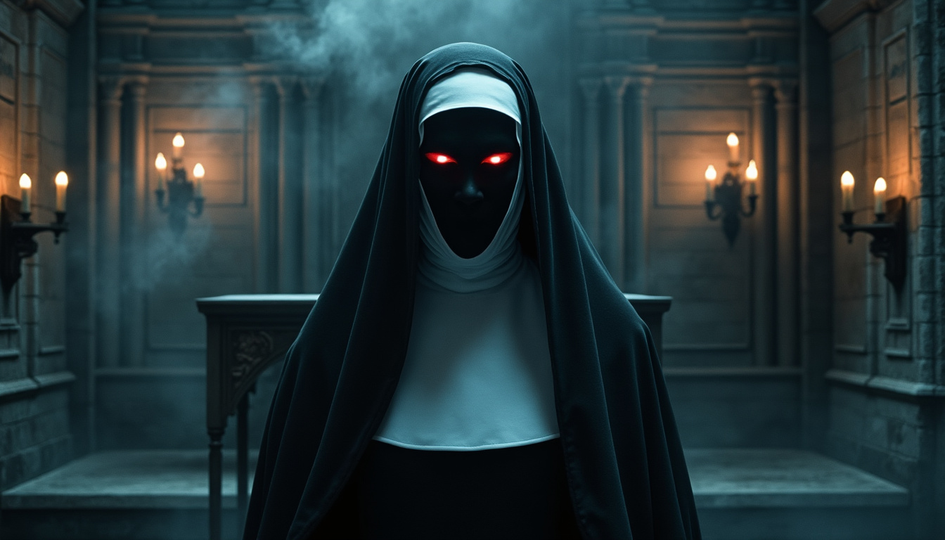 get an exclusive first look at 'evil nun' with the newly revealed trailer, poster, and photos. discover what awaits in this chilling upcoming religious horror film—don’t miss the spine-tingling details!