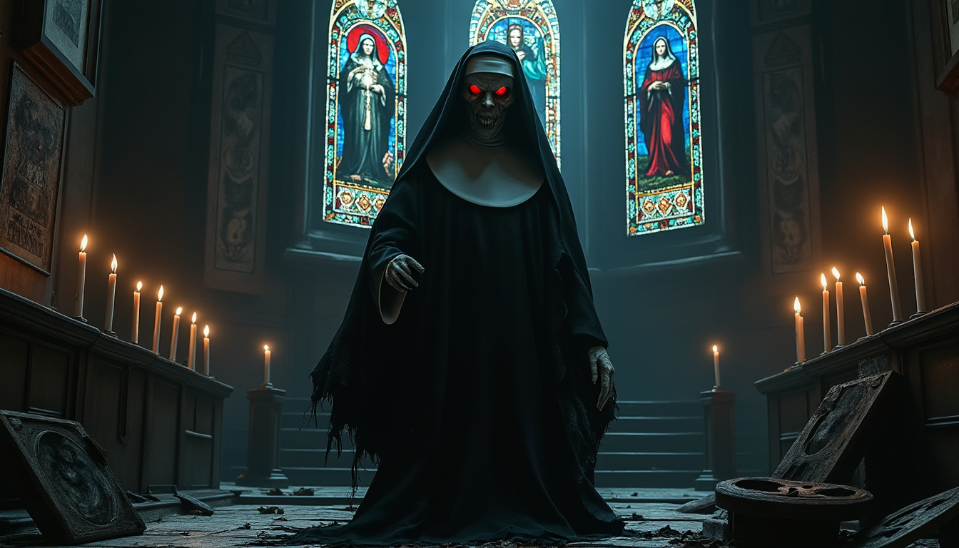 get a first look at 'evil nun' with its chilling trailer, haunting poster, and exclusive photos. discover everything about the upcoming religious horror film that's set to terrify audiences.