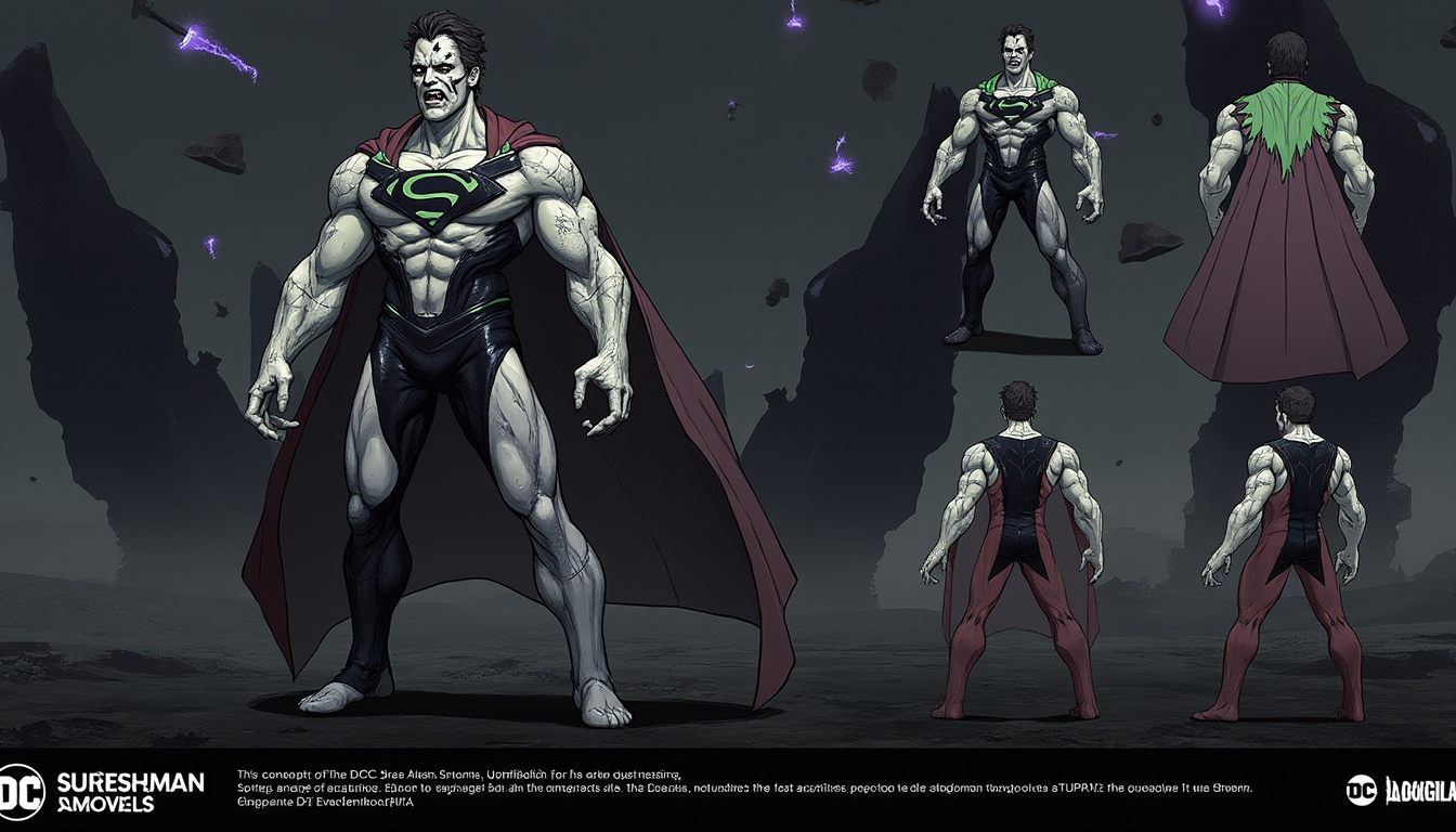discover rare bizarro superman artwork recently uncovered from a cancelled dc video game. dive into the origins and intriguing details behind this unexpected piece of superhero history.