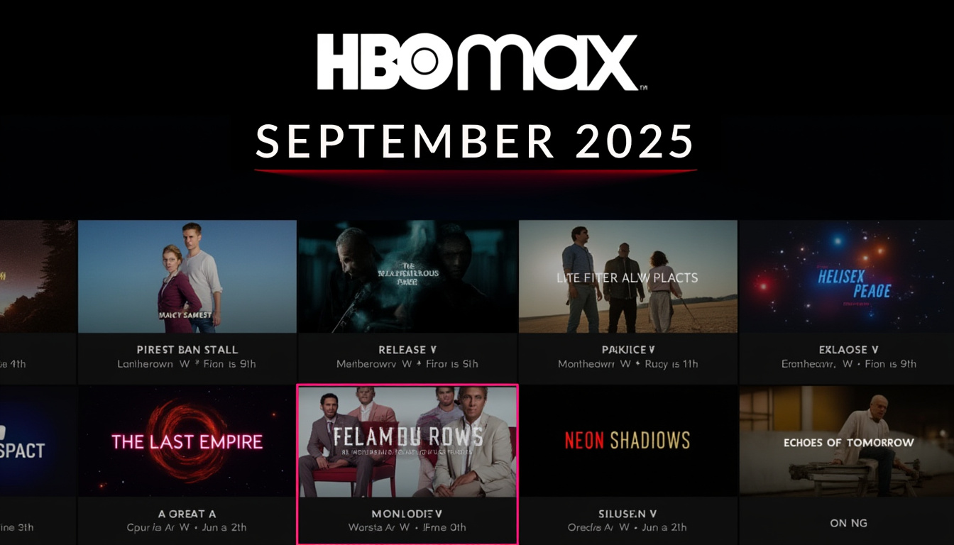 discover the latest tv shows and movies premiering on hbo max from september 22 to september 28, 2025. stay updated with new releases, must-watch content, and exclusive entertainment for the week.
