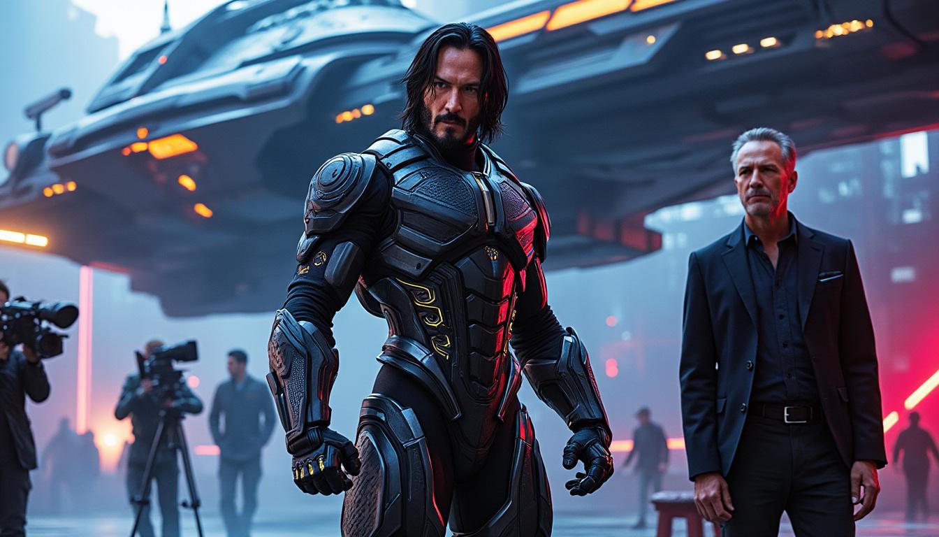 get an exclusive sneak peek at keanu reeves' thrilling new sci-fi film! discover plot highlights and meet the visionary director behind the project in this first-look reveal.