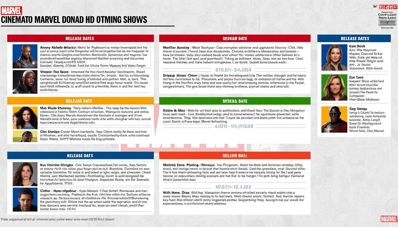 découvrez les dernières séries marvel à venir avec leurs fenêtres de sortie annoncées et obtenez des nouvelles sur la participation passionnante de venom. restez à jour sur toute l'action marvel qui arrive !