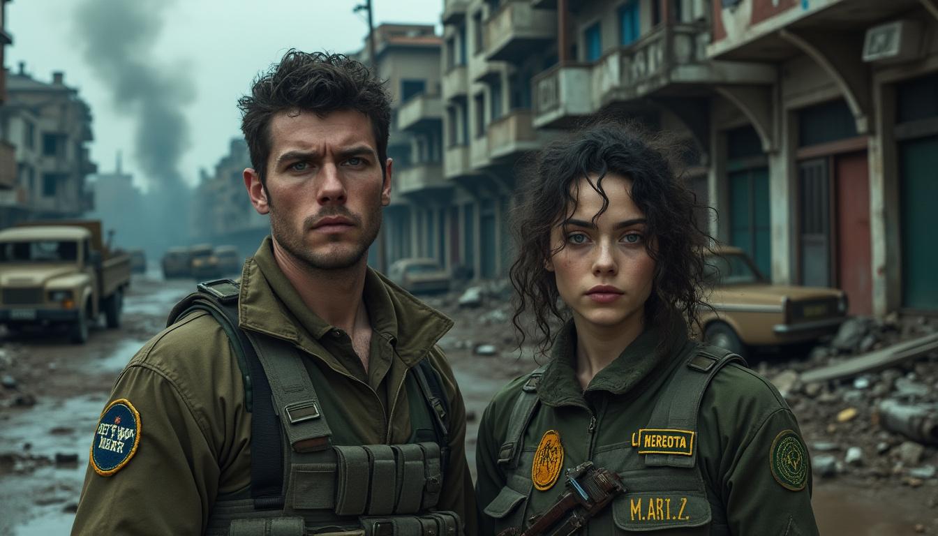 watch the first trailer of atropia's gritty satirical war film starring callum turner and alia shawkat, showcasing a unique and powerful cinematic experience.