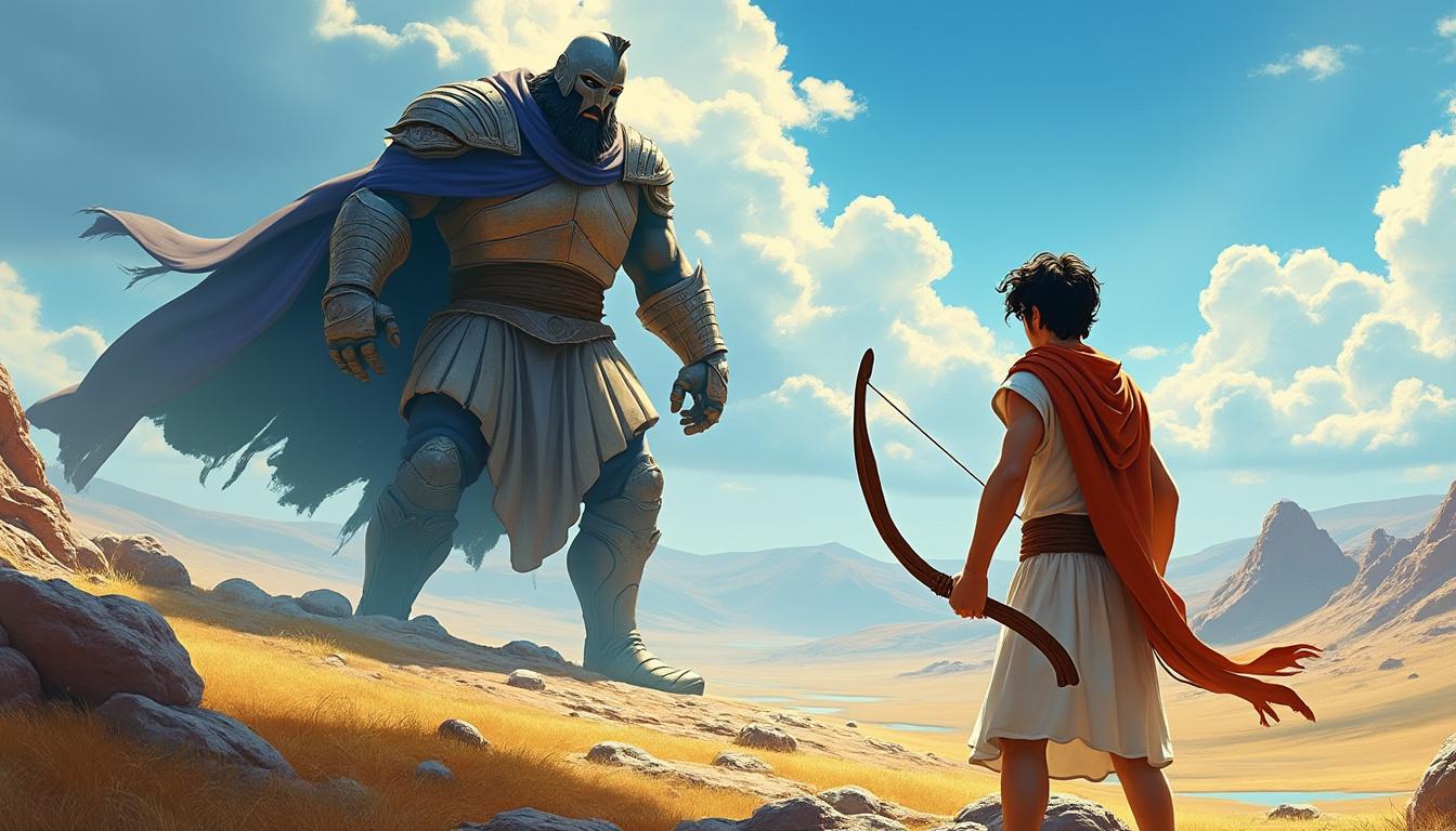 scopri l'innovativa adattamento musicale animato di David della bibbia, portando storie senza tempo alla vita con visuali affascinanti e musica potente.