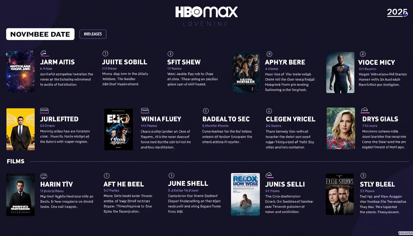 discover hbo max's weekly lineup featuring thrilling new tv shows and movies premiering from november 24 to 30, 2025. don't miss the latest entertainment releases!