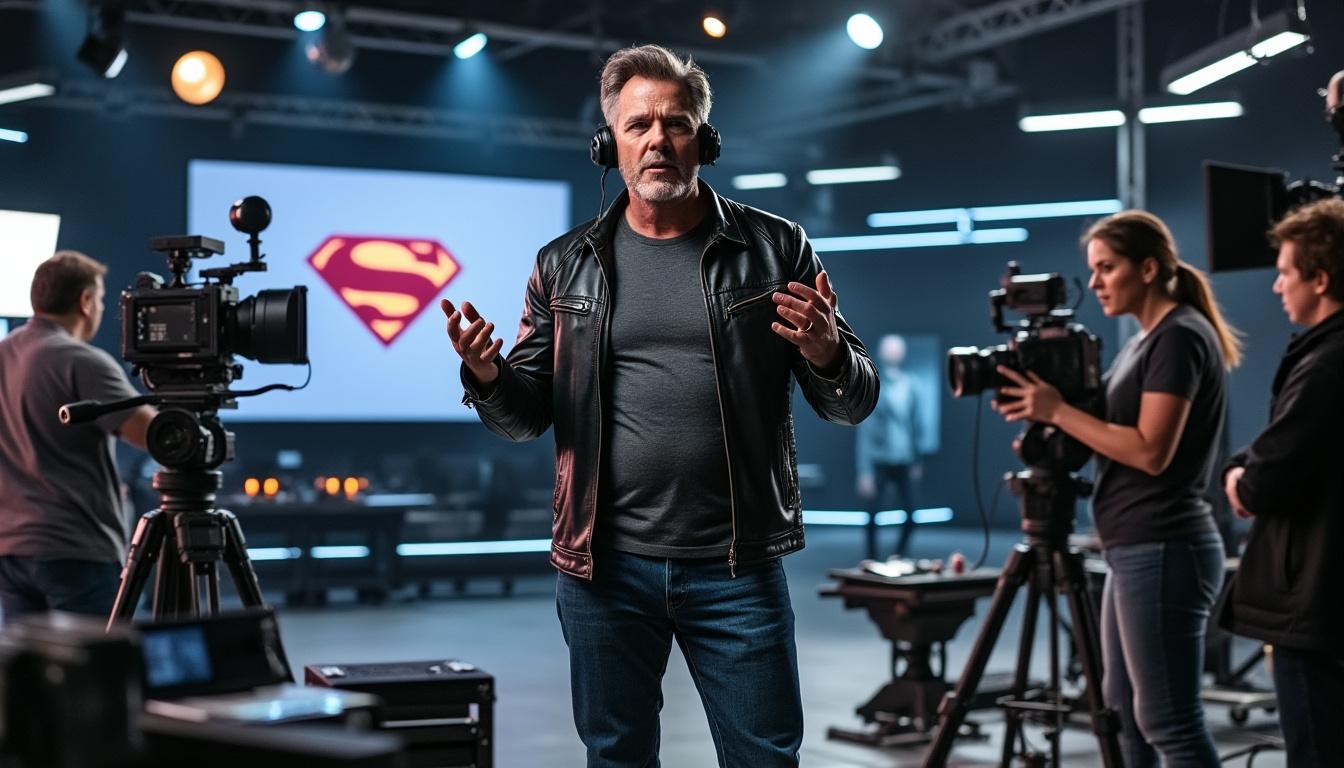 james gunn reveals exciting updates on the development of superman's upcoming film in the dc universe, promising a thrilling new chapter for fans.