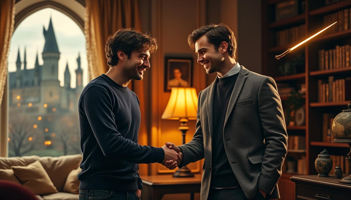 daniel radcliffe and tom felton reunite for the first time in 14 years since their harry potter finale, sharing memories and celebrating their iconic journey together.