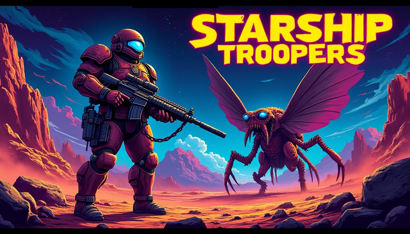 discover the thrilling new starship troopers game with its latest trailer, featuring intense and epic battles against swarms of alien bugs. get ready for action-packed gameplay and immersive sci-fi warfare.