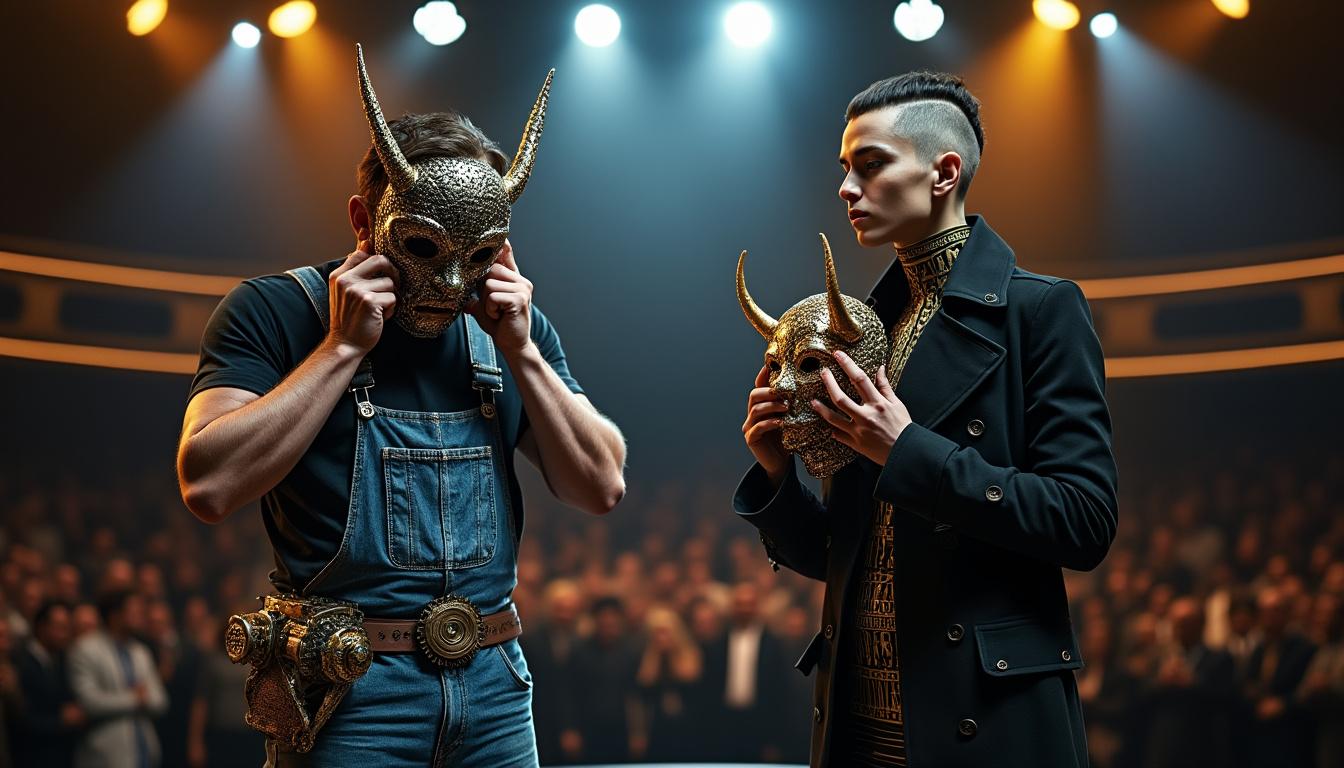 discover the surprising true identities of handyman and scarab as the masked singer unveils the stars behind the masks in this exciting episode.