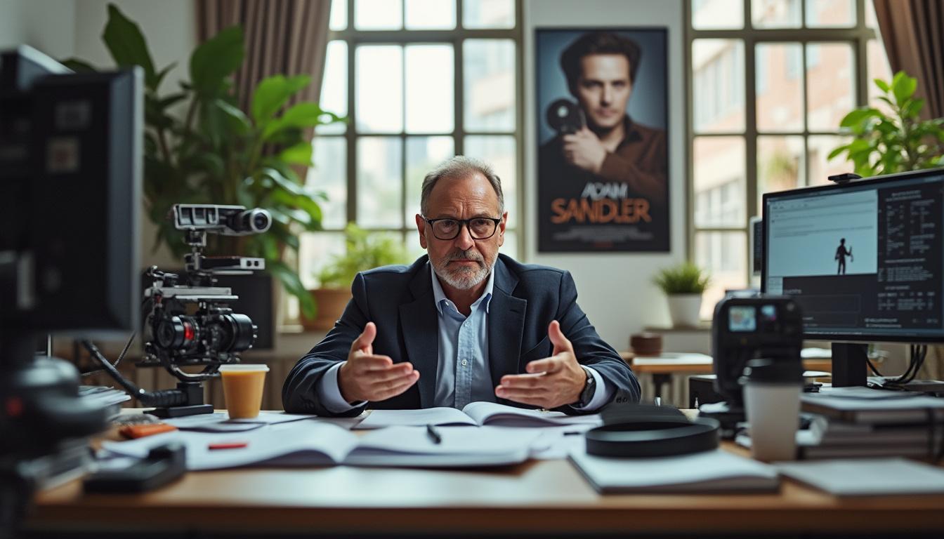 director shares thrilling new insights into adam sandler's secretive upcoming project, promising an exciting venture for fans and movie lovers alike.