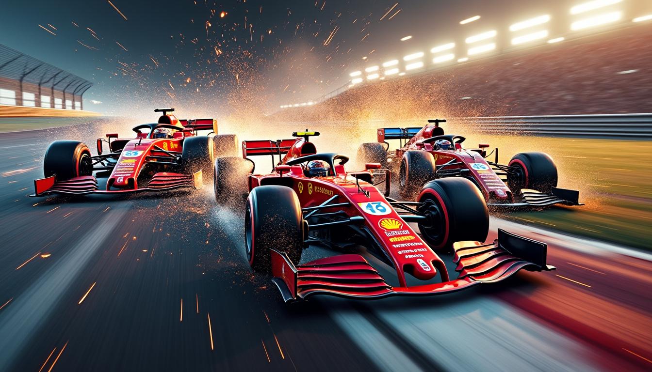 experience the thrill of formula 1 like never before with drive to survive's explosive collision montage, building excitement and anticipation for the high-octane action of season 8.