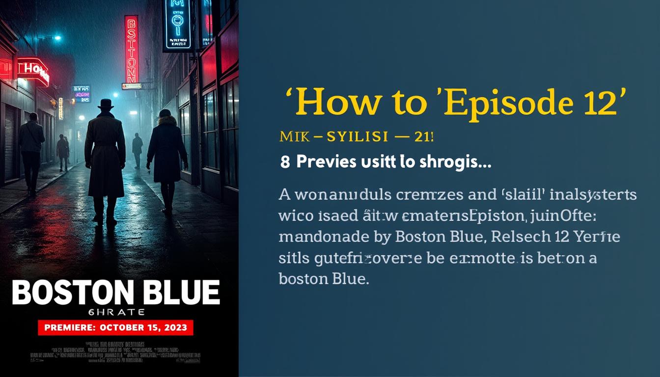 discover all you need to know about boston blue season 1 episode 12, including the premiere date, broadcast time, and available streaming platforms.