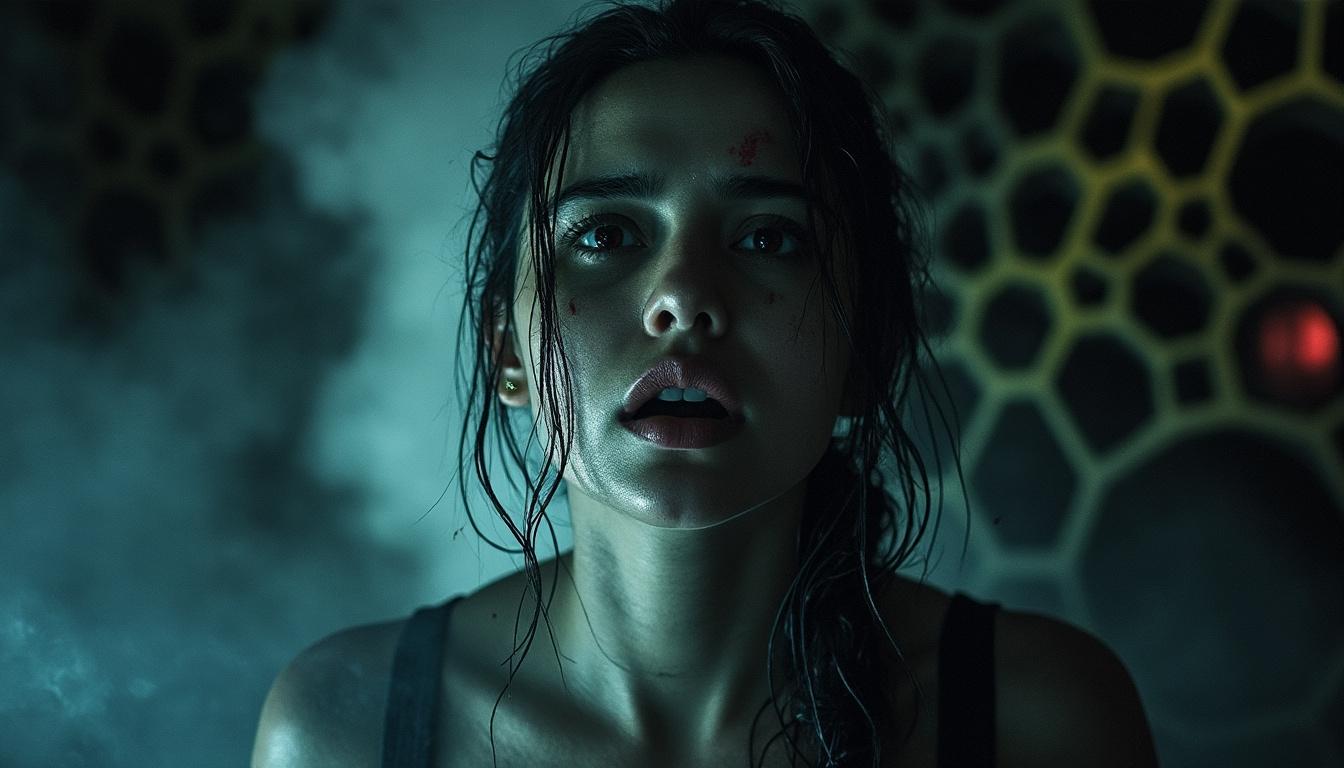 mcu’s xochitl gomez delivers a captivating performance in the chilling new trailer for the horror thriller 'hive,' promising suspense and intense moments.