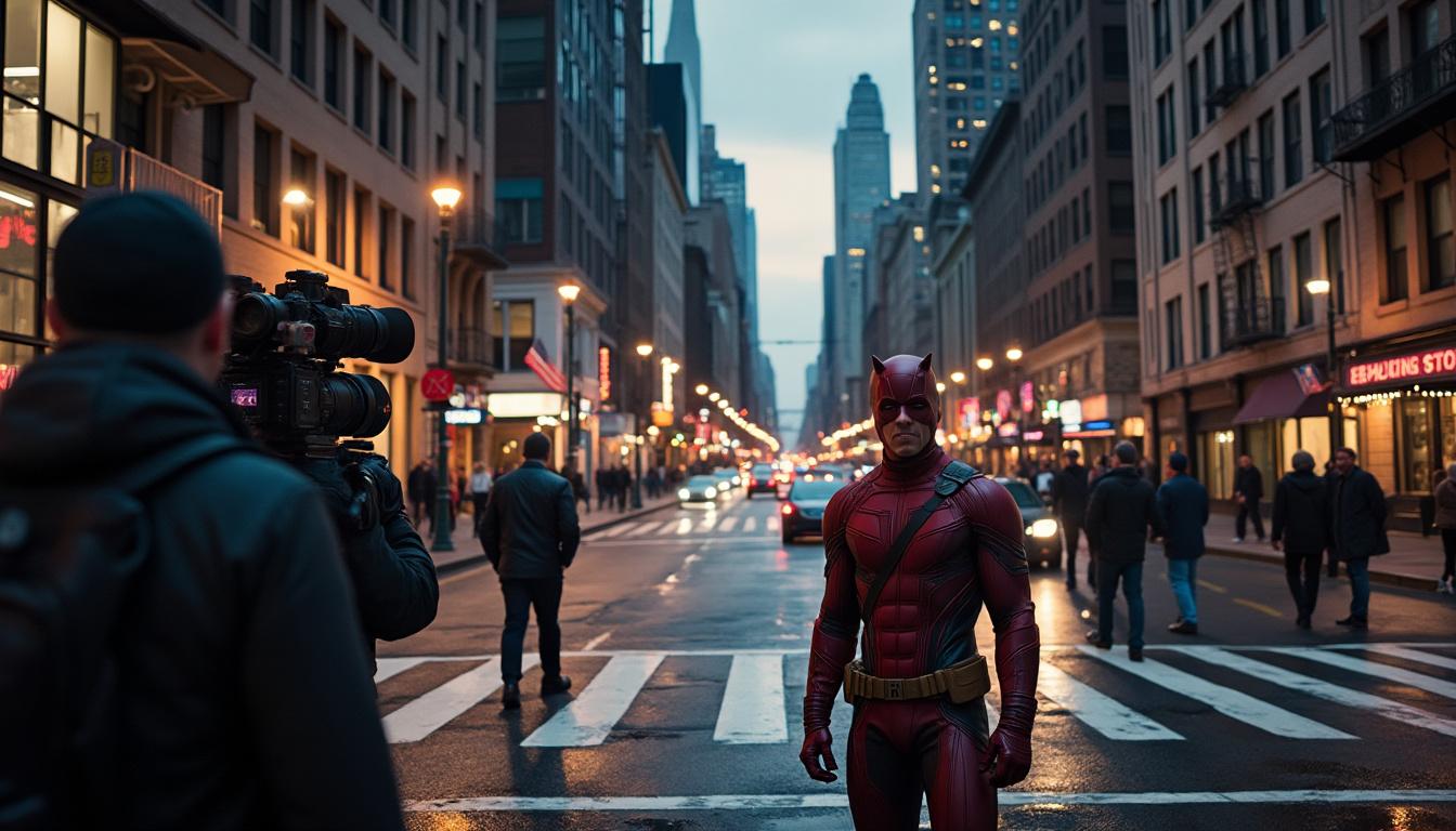 discover exclusive set photos from daredevil: born again season 3, revealing the exciting return of two major mcu stars in the upcoming series.