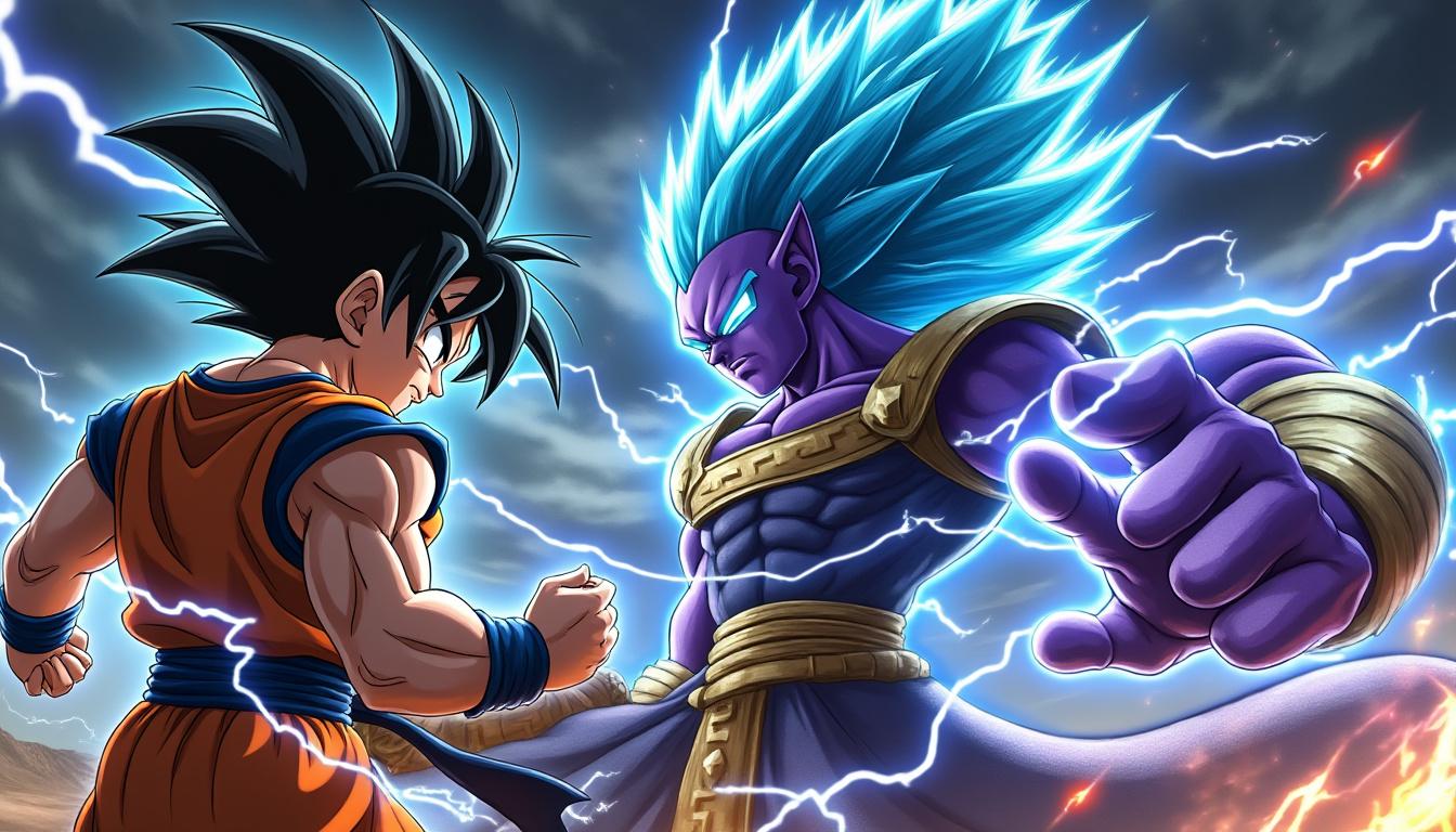 watch the new dragon ball super trailer featuring an epic showdown between goku and the god of destruction beerus, promising intense battles and thrilling action.
