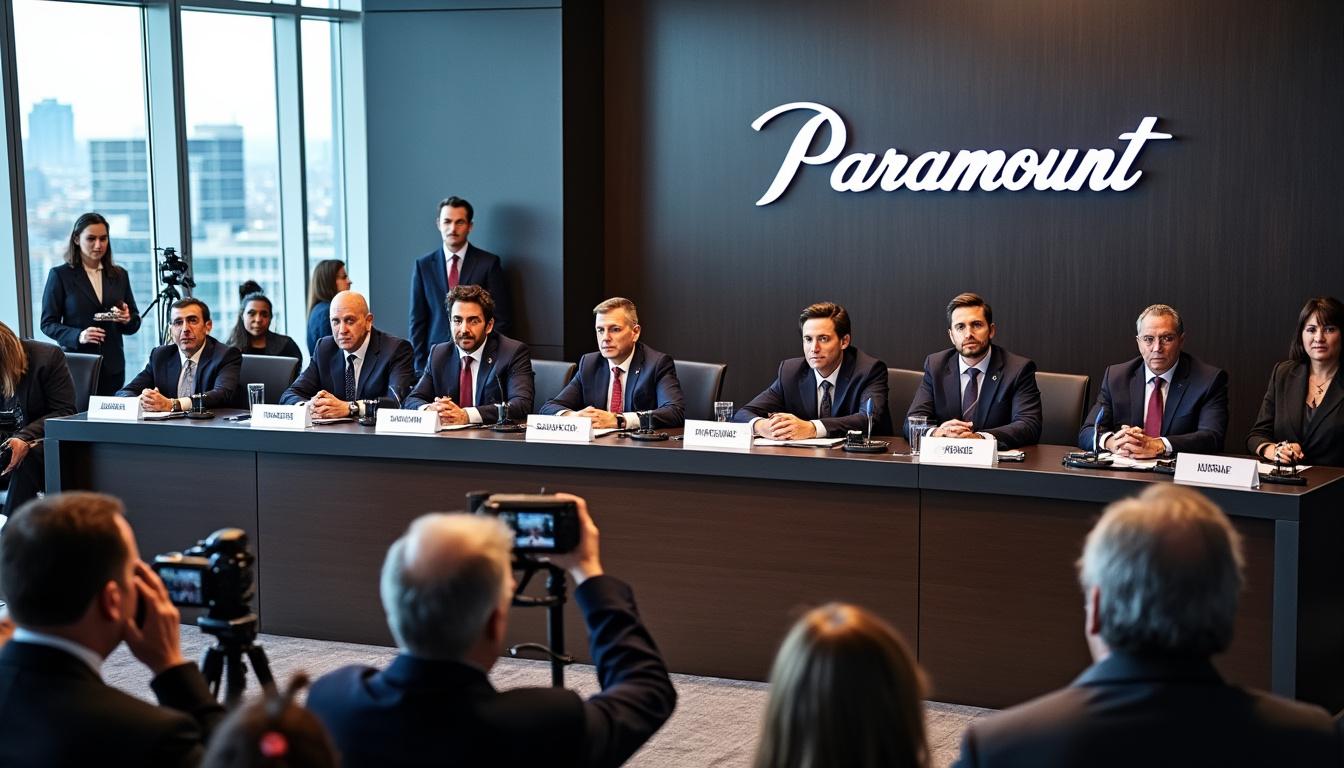 paramount responds to criticism from mark ruffalo and others regarding the warner bros. discovery merger, addressing concerns and outlining their position.